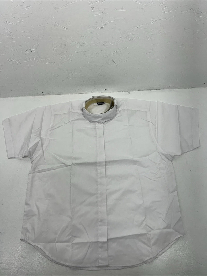 New Women’s White ABETTA half Sleeve Plain Riding Shirt. 40 941140 D-44
