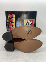 New Men’s Brown Texas Brand Cowboy Boots. 5111 10.5 10 1/2 D. 7-109