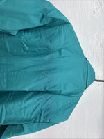 New Men’s ELY Cattleman Teal Short Sleeve Pearl Snap Shirt 17 XL X-107
