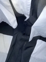 New Vintage Black Circle S Polyester Pants #CP4793 XX-91