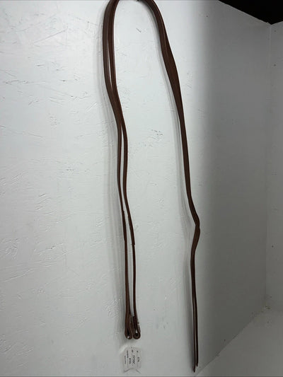 New Cowboy Pro Brown Leather 5/8” X 84” Split Reins #107AL W-6