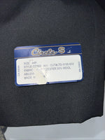 New Men’s Circle S Black Suit Jacket 44R #25832 T-600