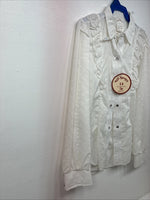 New Kids Kid Kountry Whitening Sleeve Pearl Snap Size 14 KK-115