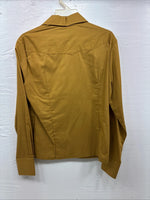 New Kids Panhandle Slim Yellow Long Sleeve Pearl Snap Large CC-75
