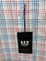 New Men’s ELY Cattleman Multicolor Stripe Long Sleeve Pearl Snap Large CC-20