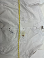 New Men’s ELY Cattleman White Long Sleeve Pearl Snap 18.5 X 36 2XL X-75