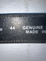 New Black Genuine Leather HD Xtreme Tooled 44” Belt #N2712801 NN-132