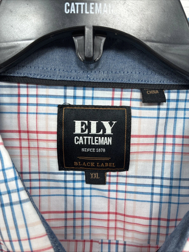 New Men’s ELY Cattleman Multiple Color Stripe Long Sleeve Button Up 2XL H-41