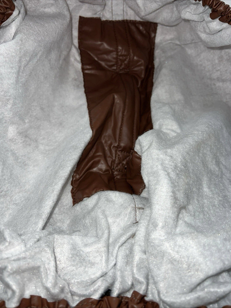 New Brown Vinyl English Saddle Cover With Handles #239976 M-503