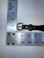 New Blue Genuine Leather Wright Silver Pendent 32” Belt #10493 Z-128