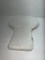 New Tough 1 White Wool Saddle Seat Cover #30-1001 PP-15