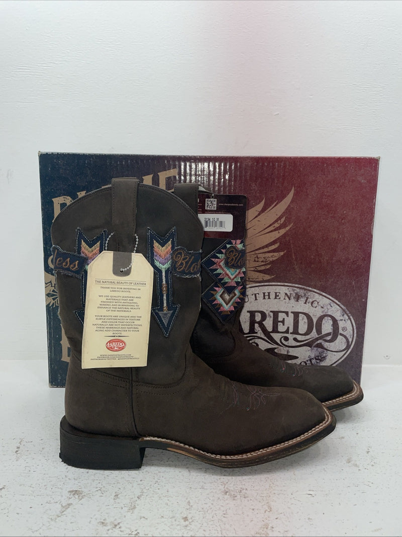 New Women’s Brown Laredo Cowboy Boots. 3134 10 M. 7-79