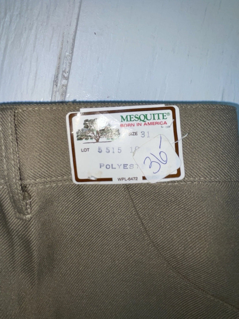 New Vintage Brown Mesquite Polyester Pants #5515 3A-40