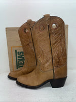 New Men’s Brown Texas Brand Cowboy boots. 7844 8.5 8 1/2 E E. 4-110￼