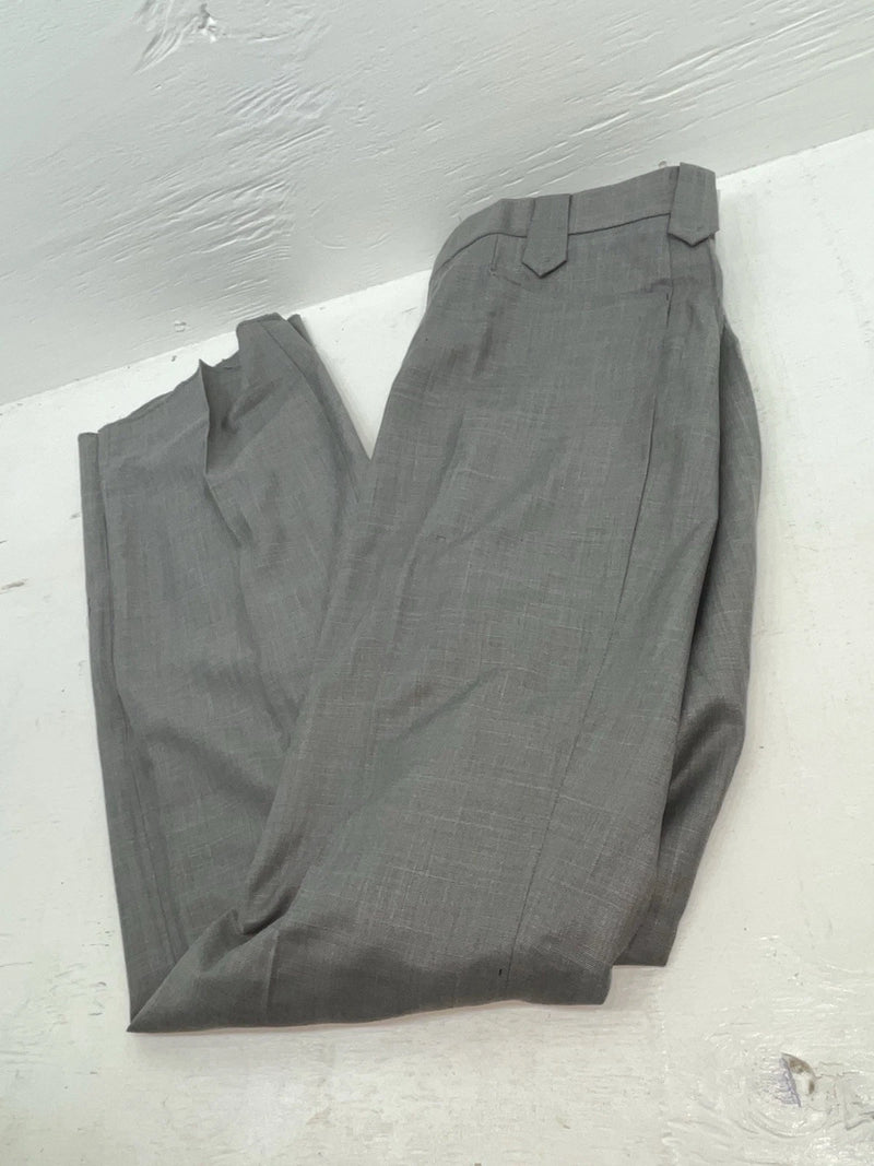 New Vintage Gray Circle S Polyester Pants #CP6715 SS-34