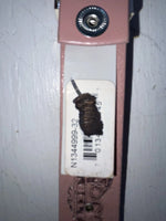 New Pink Genuine Leather Nocona Silver Bling 32” Belt #N4420430 JJ-46