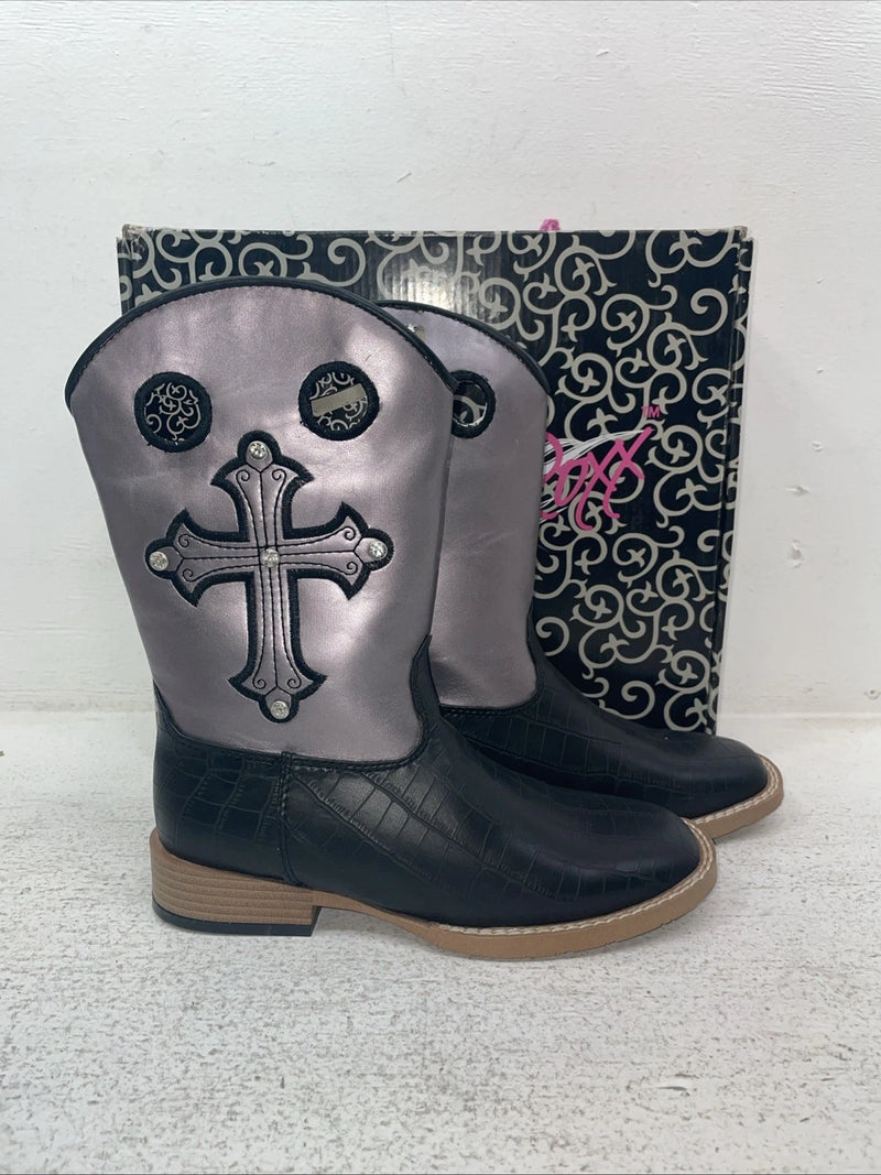 New Children’s Purple Blazin Roxx Cowboy Boots. 4451201 2.5 2 1/2. 23-145