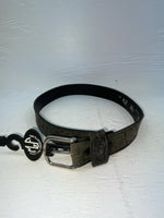 New Black Genuine Leather M & F Tooled 24” Belt #3010201 NN-80