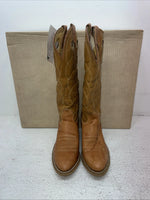 New Women’s Brown Texas Brand Cowboy Boots. 4544 5 M. 2-54
