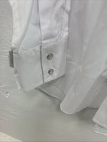 New Kids ELY Classic White Long Sleeve Pearl Snap Size 14 CC-118