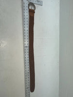 New Brown Genuine Leather Braided S Belt #8840 NN-95 