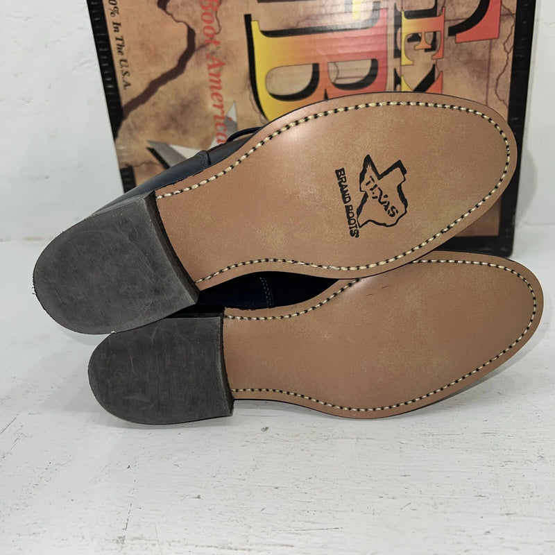 New Women’s Navy Blue Texas Brand Cowboy Boots. 4445 6 M. 20-73