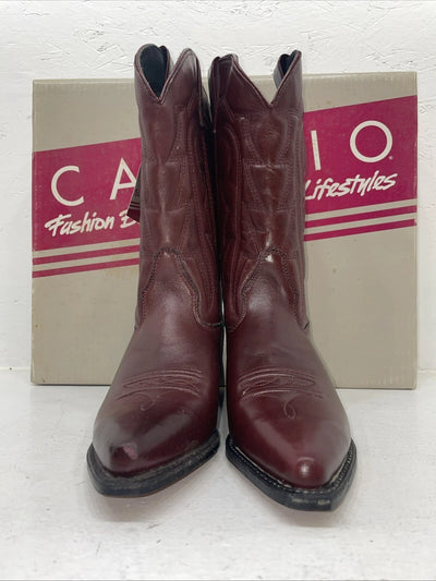 New Women’s Red Capezio Cowboy Boots. L 553 8.5 8 1/2 M. 16-94