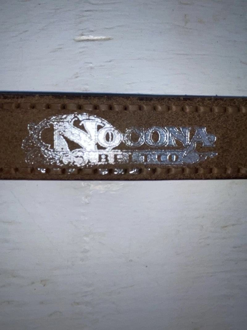 New Brown Genuine Leather Nocona 36” Belt #2412844 Z-117