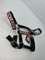 New Tough 1 Black Nylon Halter With Red Hearts Full #50-2031 3C-11