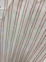 New Men’s Tem Tex Pink White Stripe Long Sleeve Pearl Snap 16 X 33 Large M-25
