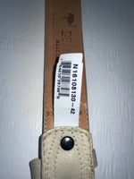 New Tan Genuine Leather Nocona Stitched 42” Belt #16108130 JJ-92