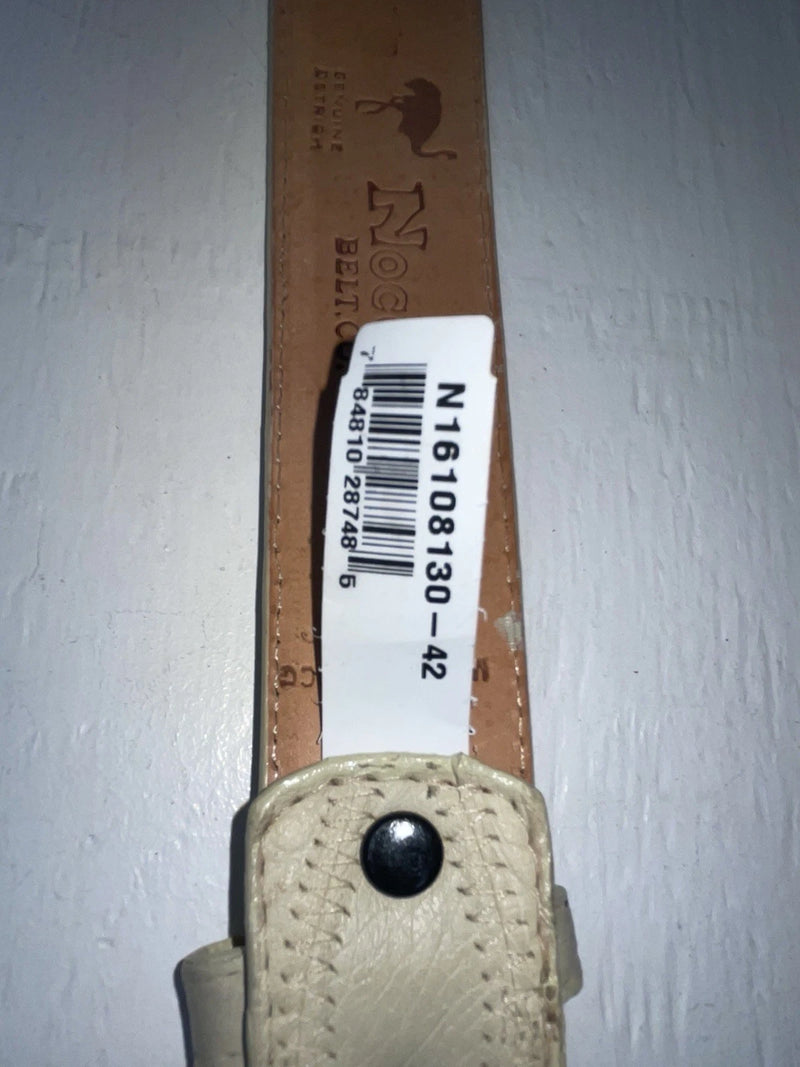 New Tan Genuine Leather Nocona Stitched 42” Belt #16108130 JJ-92