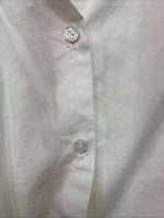 New Women’s Christine White Long Sleeve Button Up Size 8 YY-6