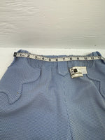 New Vintage Blue Checkered Dickson Jenkins Polyester Pants #536 ZZ-41