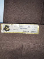 New Vintage Brown Dickson Jenkins Polyester Pants #5991 ZZ-59