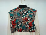 New Women’s Cream Horse Circle Y Long Sleeve Button Up Shirt M #60531 3B-41