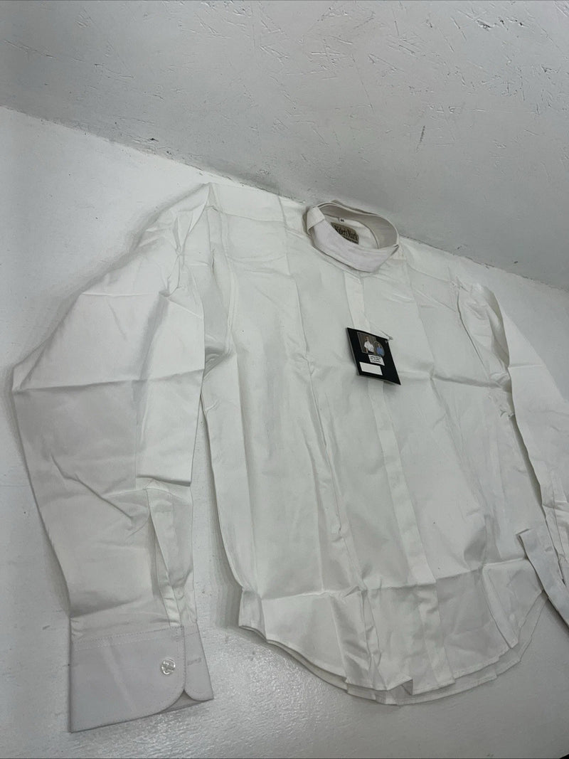 New Women’s White Riders Mark Long Sleeve English Riding Shirt. 40 23-2900 G-53