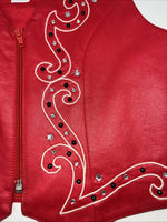New Women’s Red 1849 Authentic Ranchwear Western Show Vest S WW-1