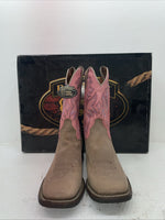 New Women’s Pink Dan Post Cowboy Boots. 3816 10 M. 8-91