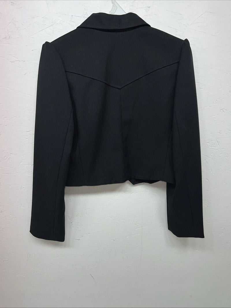 New Lady DJ Women’s Black Short Jacket #7911 Size 8 QQ-16