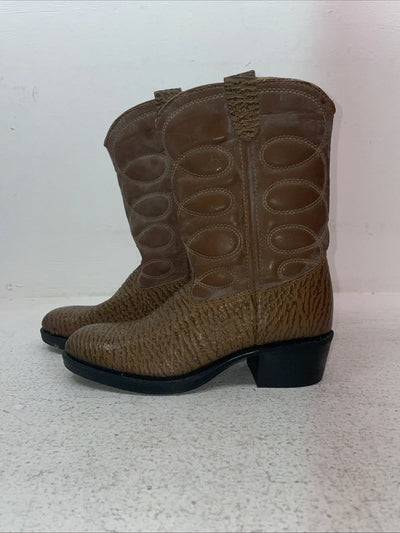 New Kids Brown Bronco Cowb Boots. 2844 1.5 1 1/2 D. 23-108