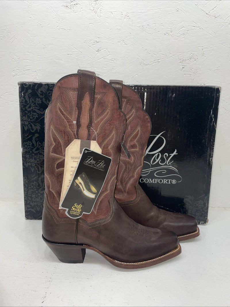 New Women’s Brown Dan Post Cowboy Boots. 3693 7 M. 1-133