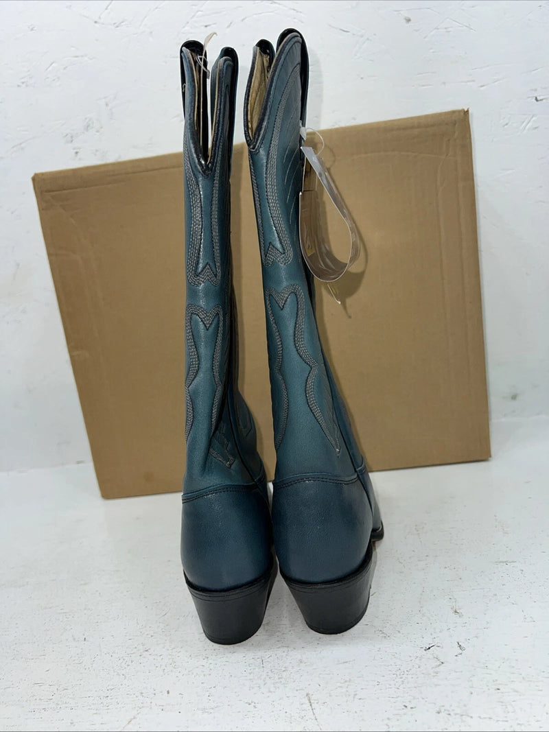 New Women’s Blue Texas Brand Cowboy Boots. S 4995 6 M. 18-87