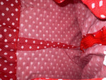 New Vintage Red Polka Dot Polyester Pants SS-67
