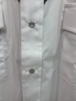 New Men’s Champion Western White Embroidered Long Sleeve Pearl Snap 17 XL T-5