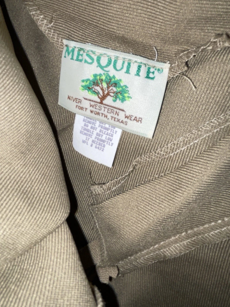 New Vintage Brown Mesquite Polyester Pants #5915 3A-42