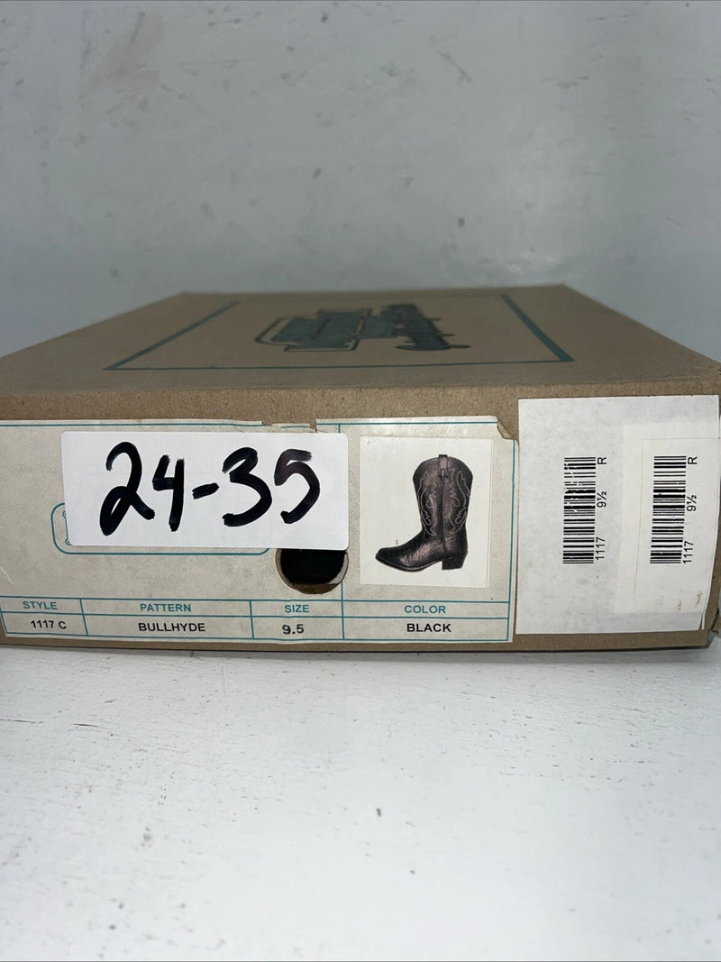 New Children’s Black Smoky Mountain Cowboy Boots. 1117 C 9.5 9 1/2. 24-35
