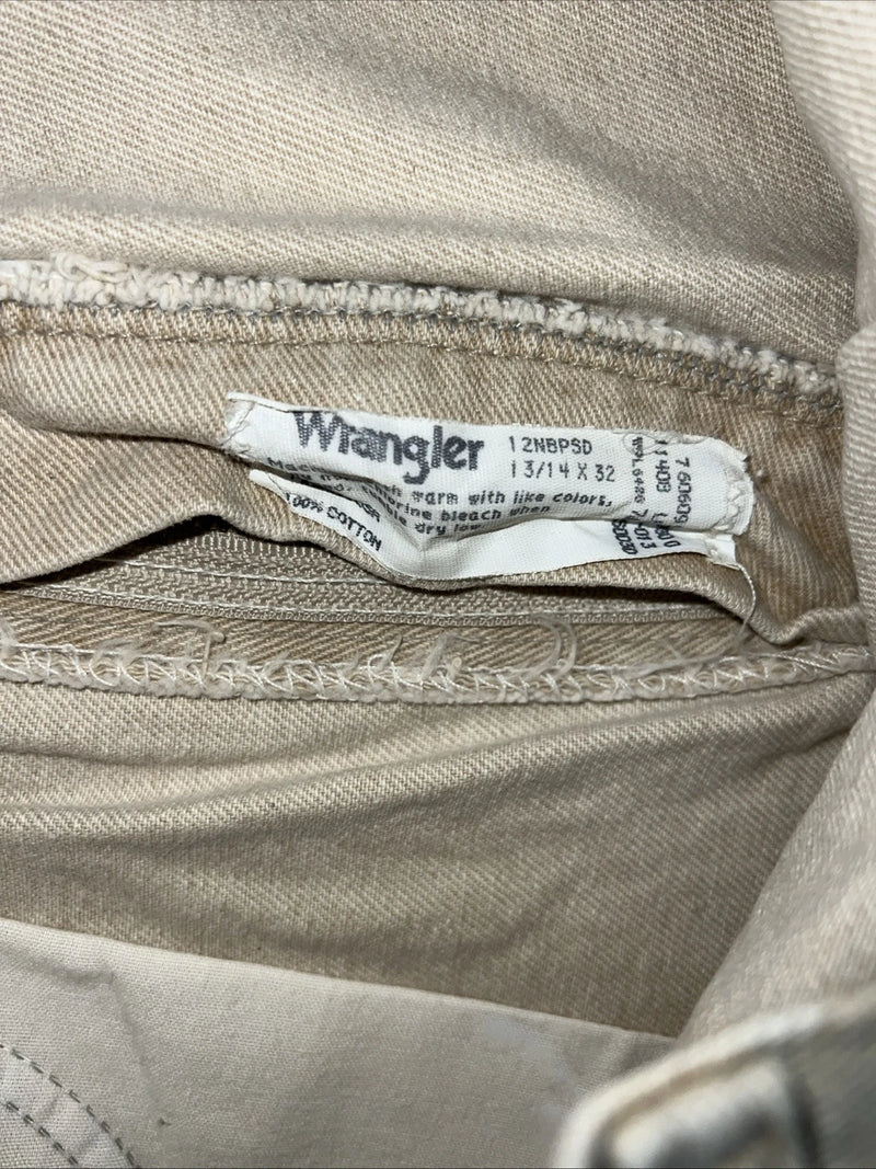 New Women’s Tan Bareback Wrangler Classic Fit Denim Jeans. 13/14x32 H-19