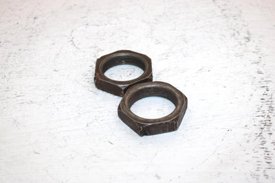 1980 Honda Atc110 Oem Axle Jam Nut Pair 90307-968-000 AH74