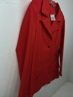 New Women’s Red Quick Silver LTD Long Sleeve Suit 7 #2652 WW-4